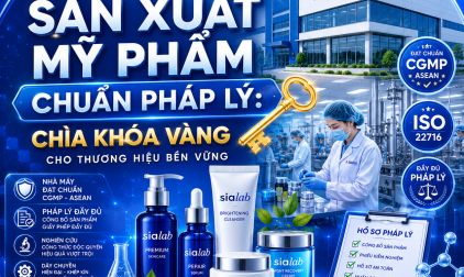 NHÀ MÁY SẢN XUẤT MỸ PHẨM CHUẨN PHÁP LÝ: CHÌA KHÓA VÀNG CHO THƯƠNG HIỆU BỀN VỮNG