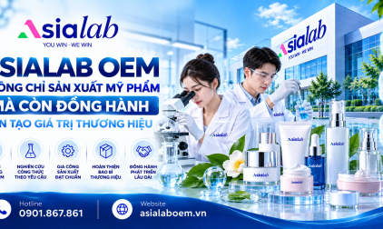 ASIALAB OEM – KHÔNG CHỈ SẢN XUẤT MỸ PHẨM, MÀ CÒN ĐỒNG HÀNH KIẾN TẠO GIÁ TRỊ THƯƠNG HIỆU