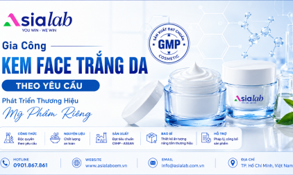GIA CÔNG KEM FACE TRẮNG DA THEO YÊU CẦU CÔNG THỨC ĐỘC QUYỀN TỪ VIỆN NGHIÊN CỨU