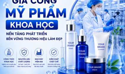 GIA CÔNG MỸ PHẨM KHOA HỌC NỀN TẢNG PHÁT TRIỂN BỀN VỮNG THƯƠNG HIỆU LÀM ĐẸP