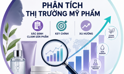 RESEARCH PHÂN TÍCH THỊ TRƯỜNG MỸ PHẨM XÁC ĐỊNH CLAIM SẢN PHẨM KEY CHÍNH XU HƯỚNG