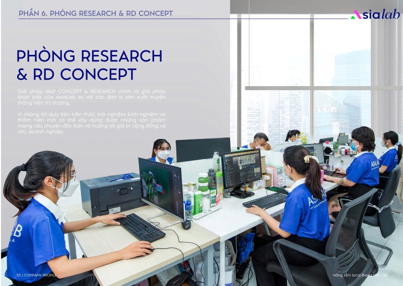 Phòng Research và R&D Concept Asialab